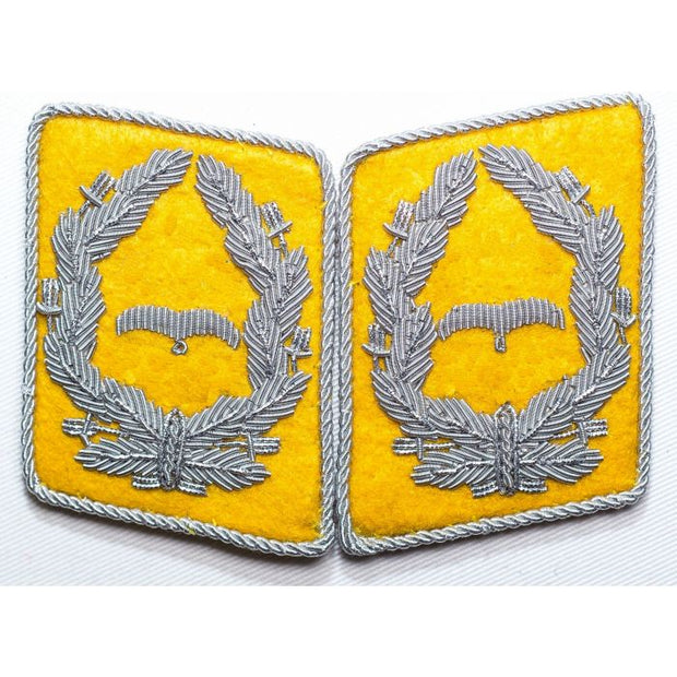 GERMAN LUFTWAFFE FLIGHT FALLSCHIRMJAGER MAJOR FIELD GRADE COLLAR TABS