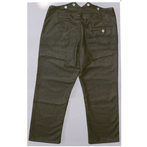 GERMAN M37 TROUSERS - FIELD-GREEN WOOL