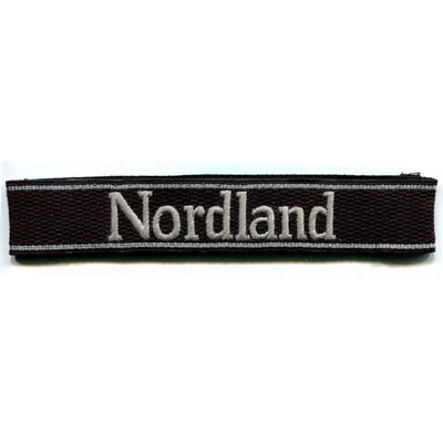 GERMAN NORDLAND 11.SS DIVISION CUFF TITLE