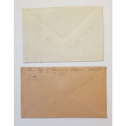 GERMAN ORIGINAL 2 LETTERS AND 2 ENVELOPES FELDPOST