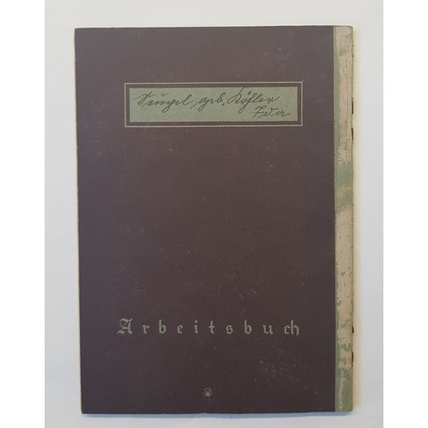 GERMAN 2ND ISSUE VERSION NAZI PARTY PAY WORKBOOK DEUTFCHES REICH ARBEITSBUCH