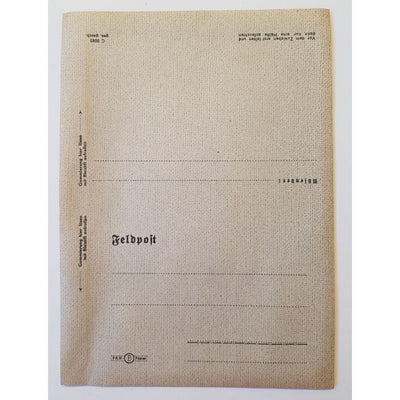 GERMAN ORIGINAL FELDPOST LETTER