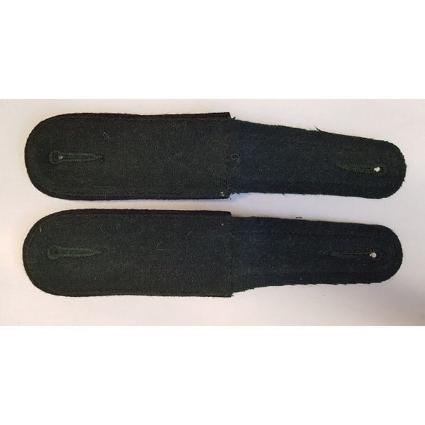 GERMAN PIONEER ENGINEER EM SHOULDER BOARDS BOTTLE GREEN