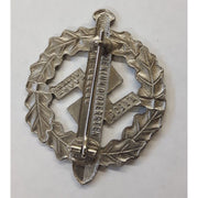GERMAN SA SPORTS BADGE SILVER