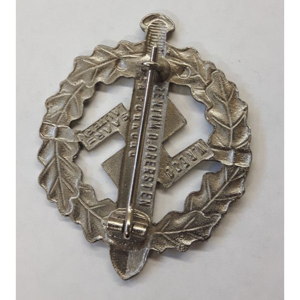 GERMAN SA SPORTS BADGE SILVER