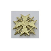 GERMAN WW2 SPANISH CROSS WITH SWORDS GOLD