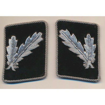 GERMAN SS-OBERFUHRER (Brigadier) 2ND VERSION OFFICER COLLAR TABS