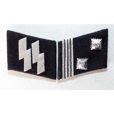 GERMAN SS-STURMSCHARFUHRER ENLISTED MAN COLLAR TABS