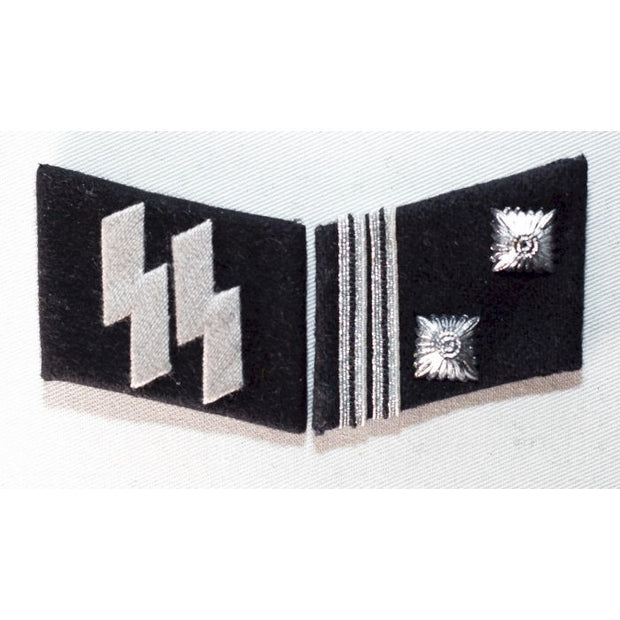 GERMAN SS-STURMSCHARFUHRER ENLISTED MAN COLLAR TABS