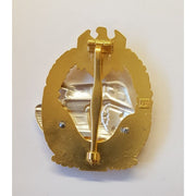 GERMAN TANK BATTLE BADGE 100 ACTIONS Gold & Silver