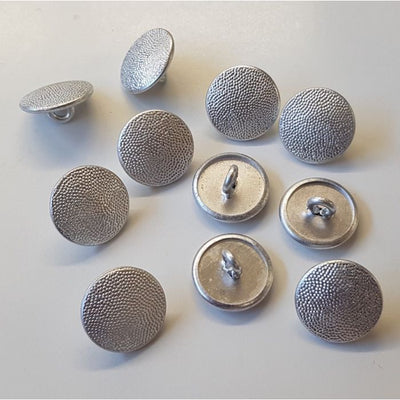 GERMAN TUNIC BUTTONS SILVER SET OF 11