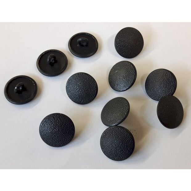 GERMAN TUNIC PEBBLED BUTTONS DARK GREEN SET OF 11