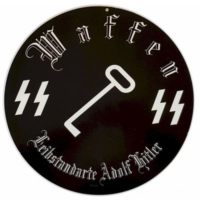 GERMAN WAFFEN SS LEIBSTANDARTE ADOLF HITLER METAL SIGN 14" X 14"