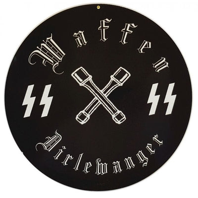 GERMAN WAFFEN SS DIRLEWANGER METAL SIGN 14" X 14"