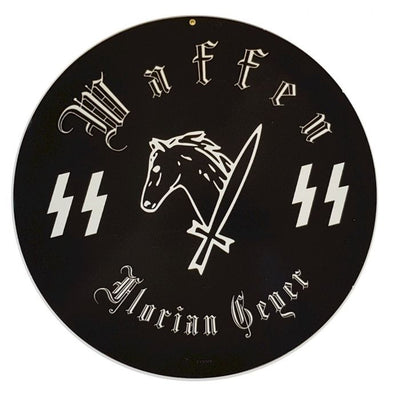 GERMAN WAFFEN SS FLORIAN GEYER METAL SIGN 14" X 14"