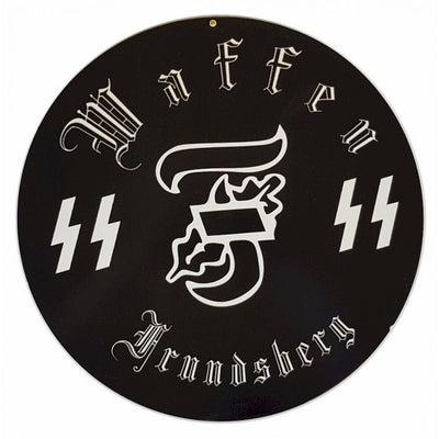 GERMAN WAFFEN SS FRUNDSBERG DIVISION METAL SIGN 14" X 14"