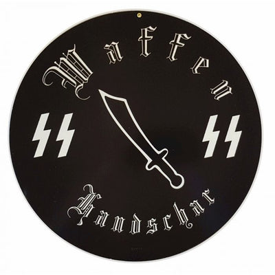 GERMAN WAFFEN SS HANDSCHAR DIVISION METAL SIGN 14" X 14"