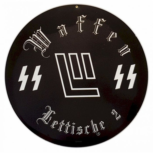 GERMAN WAFFEN SS LETTISCHE Nr.2 METAL SIGN 14" X 14"