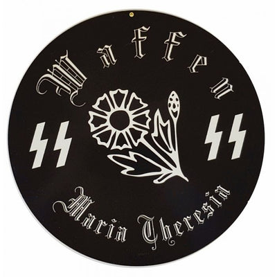 GERMAN WAFFEN SS MARIA THERESIA SIGN 14" X 14"