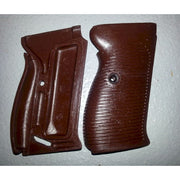 GERMAN WW2 WALTHER P38 BAKELITE BROWN PISTOL GRIPS