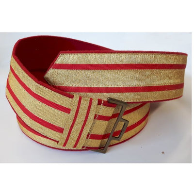 GERMAN WW2 R.A.D. OFFICER'S BROCADE BELT