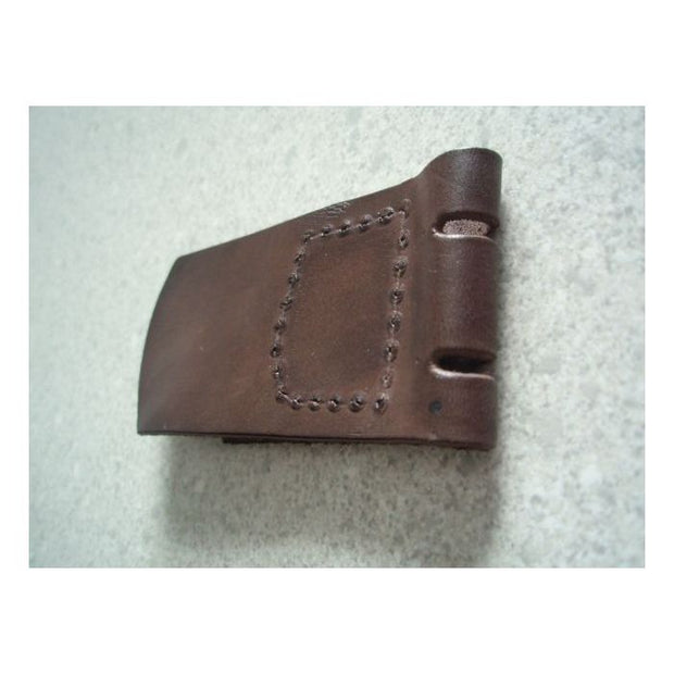 GERMAN BELT BUCKLE LEATHER TAB