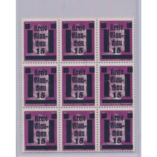 GERMAN WWII HITLER KREIS STAMPS 15 RPF VALUE