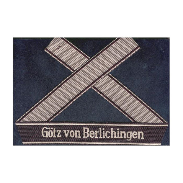 GERMAN WW2 GOTZ VON BERLICHINGEN BEVO CUFF TITLE