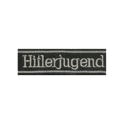 GERMAN HITLERJUGEND 12.SS DIVISION CUFF TITLE