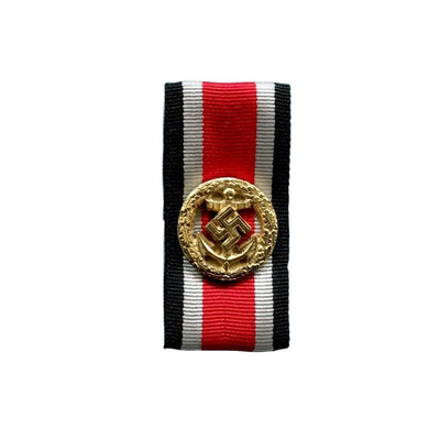 GERMAN NAVY HONOR ROLL CLASP WITH RIBBON