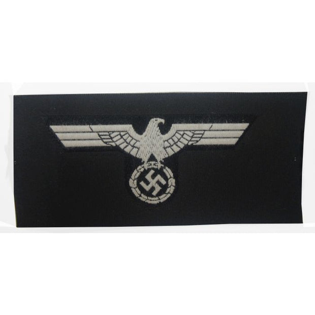GERMAN ARMY/HEER EM CAP EAGLE BEVO HAT BADGE