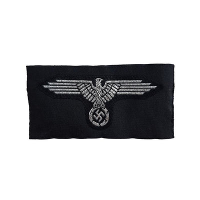 GERMAN OFFICER & NCO SILVER BEVO SLEEVE EAGLE