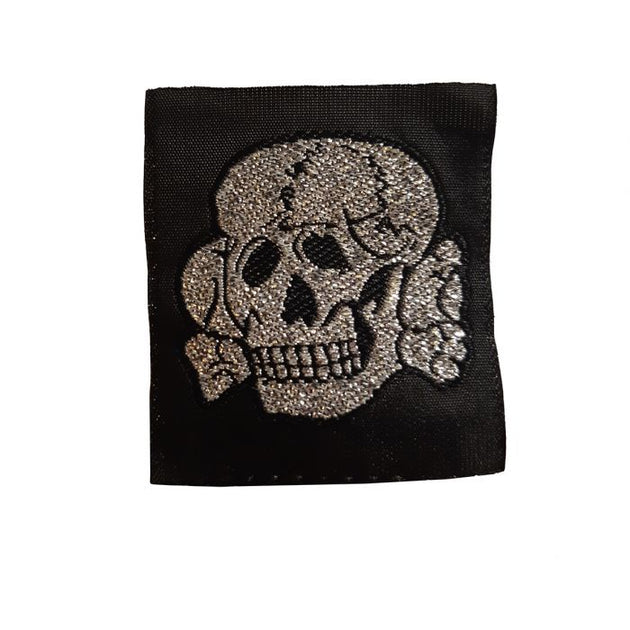 GERMAN SS OFFICERS BEVO CAP SKULL SILVER THREAD – Militarytour
