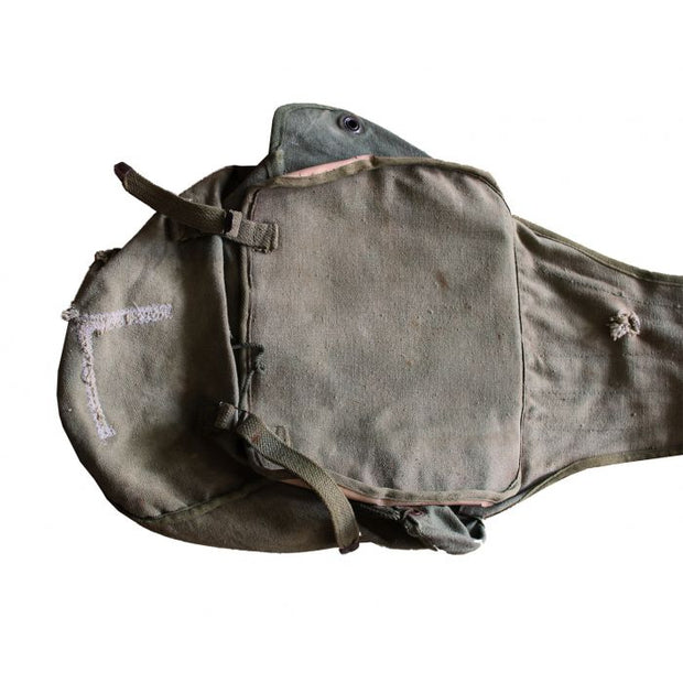 WW2 ERA CANVAS MOTORCYCLE "PANNIER TOURING" HARLEY DAVIDSON SADDLE BAGS