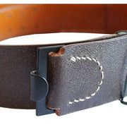 GERMAN LUFTWAFFE EM/NCO BROWN LEATHER BELT