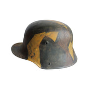 GERMAN M16 WW1 HELMET WITH CAMO PAINT DESIGN