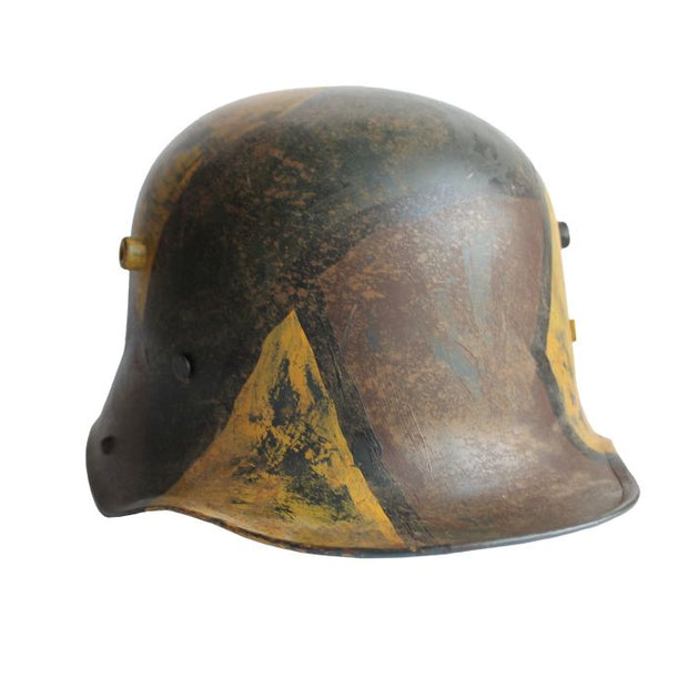 GERMAN M16 WW1 HELMET WITH CAMO PAINT DESIGN