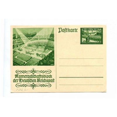Kameradschaftsblock der Deutschen Reichspost Postcard