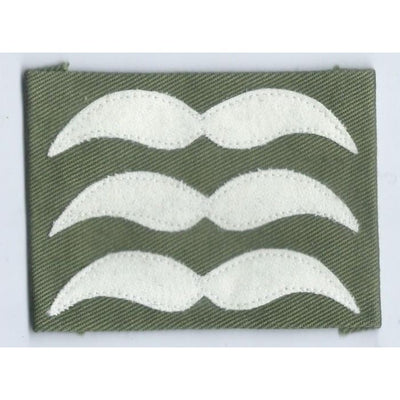 LUFTWAFFE FELDWEBEL SLEEVE RANKS FOR GERMAN PARATROOPER JUMP SMOCKS