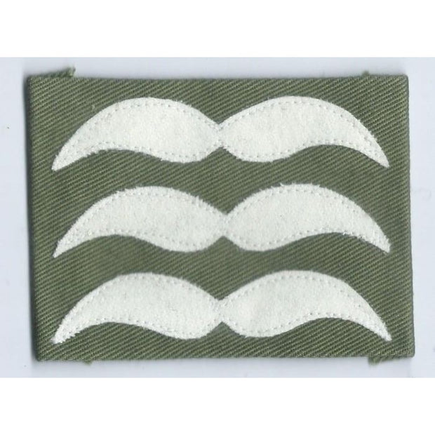 LUFTWAFFE FELDWEBEL SLEEVE RANKS FOR GERMAN PARATROOPER JUMP SMOCKS