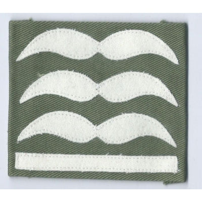 LUFTWAFFE HAUPTMANN SLEEVE RANKS FOR GERMAN PARATROOPER JUMP SMOCKS