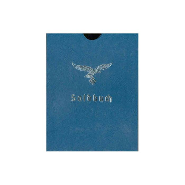 GERMAN LUFTWAFFE SOLDBUCH COVER NAVY BLUE