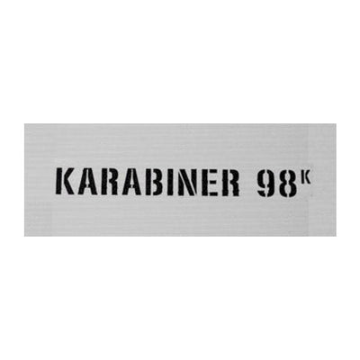 GERMAN MAUSER K98K RIFLE STORAGE CRATE STENCIL