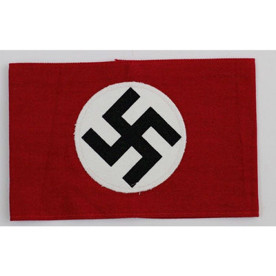 NAZI SA COTTON ARM BAND WITH SWASTICA