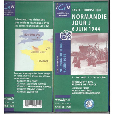 MAP NORMANDIE JOUR J 6 JUIN 1944