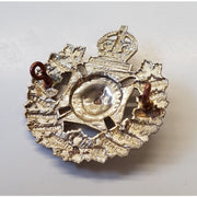 ROYAL WINNIPEG RIFLES METAL CAP BADGE-CANADA WWII