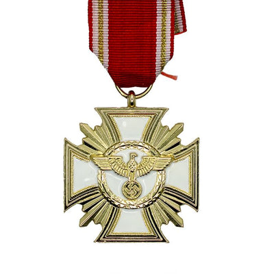 Nsdap Gold Long Service Award 25 Years With Ribbon