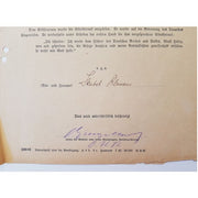 OATH OF LOYALTY TO HITLER DEUTSCHE REICHSBAHN DOCUMENT