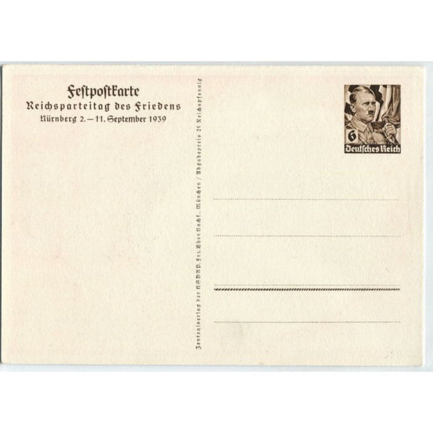 GERMAN REICHSPARTEITAG NURNBERG 1939 POSTCARD