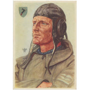 POTRAIT OF PILOT STUKAFLIEGER POSTCARD